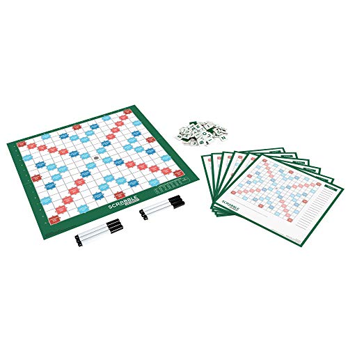 mattelgames Scrabble Duplicate, Gesellschaftsspiel und Buchstaben auf dem Spielplatz, bis zu 6 Spieler gleichzeitig, GTJ31 von Fisher-Price