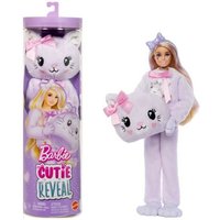 Barbie Cutie Reveal Puppe und Zubehör, Kätzchen der Cuddly-Reihe mit 10 Überraschungen Barbie Cutie Reveal Puppe und Zubehör, Kätzchen der Cuddly-Reihe mit 10 Überraschungen von Mattel GmbH