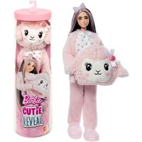 Barbie Cutie Reveal Puppe und Zubehör, Lamm der Cuddly-Reihe mit 10 Überraschungen von Mattel GmbH
