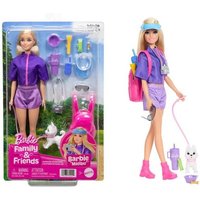 Barbie Outdoor-Abenteuer Modepuppe „Malibu“ mit mehr als 10 Zubehörteilen zum Thema Camping, darunter ein Hündchen Barbie Outdoor-Abenteuer Modepuppe „Malibu“ mit mehr als 10 Zubehörteilen zum Thema Camping, darunter ein Hündchen von Mattel GmbH