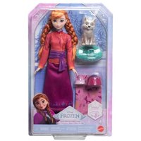 Disney Die Eiskönigin Anna-Modepuppe und Wolfsjunges-Figur mit 4 Pflegezubehörteilen, vom Film inspiriert Disney Die Eiskönigin Anna-Modepuppe und Wolfsjunges-Figur mit 4 Pflegezubehörteilen, vom Film inspiriert von Mattel GmbH