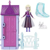 Disney Die Eiskönigin Arendelle Spielset mit kleiner Puppe und 5 Überraschungen, einschließlich Puppe (Stile können abweichen) von Mattel GmbH