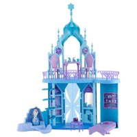 Disney Die Eiskönigin Elsas Eispalast Schloss-Spielset mit Olaf, 5 Spielbereichen und 21 Zubehörteilen von Mattel GmbH