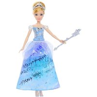 Disney Princess, Cinderella-Modepuppe im bezaubernden Ballkleid mit Licht und Geräuschen, vom Film inspiriert von Mattel GmbH