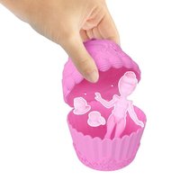 Disney Princess Cupcake kleine Puppe Reveal mit fünf Überraschungen, darunter eine Puppe und zwei Zubehörteile von Mattel GmbH