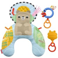 Fisher-Price sensorische Abenteuer in Bauchlage Stütz-Spielkissen für Neugeborene mit Beißring und Rassel Babyspielzeug Fisher-Price sensorische Abenteuer in Bauchlage Stütz-Spielkissen für Neugeborene mit Beißring und Rassel Babyspielzeug von Mattel GmbH