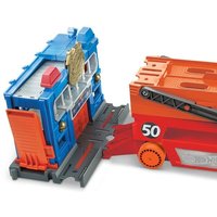 Hot Wheels Mega-Truck für Spielzeugautos, Spielzeug LKW mit Platz für 50 Autos von Mattel GmbH