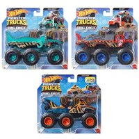 Hot Wheels Monster Trucks Big Rigs, Die-Cast-Spielzeugtruck im Maßstab 1:64 mit 6 Rädern (Stile können abweichen) von Mattel GmbH
