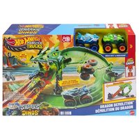 Hot Wheels Monster Trucks Sharks vs. Dinos Drachenzerstörungs-Spielset und 2 Spielzeugtrucks Hot Wheels Monster Trucks Sharks vs. Dinos Drachenzerstörungs-Spielset und 2 Spielzeugtrucks von Mattel GmbH