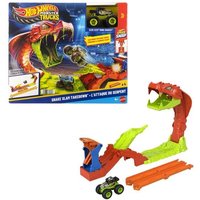 Hot Wheels Monster Trucks Snake Slam Takedown Spielset mit Bone Shaker Spielfahrzeug im Maßstab 1:64 von Mattel GmbH