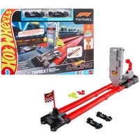 Hot Wheels Race Formel 1® Startaufstellung-Start-Trackset mit 2 Die-Cast F1-Autos im Maßstab 1:64 von Mattel GmbH