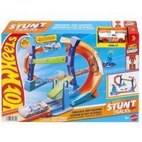 Hot Wheels Stunttracks Sprung durch die Spirale Trackset und Spielzeugauto im Maßstab 1:64, Track-Schnellstecksystem Hot Wheels Stunttracks Sprung durch die Spirale Trackset und Spielzeugauto im Maßstab 1:64, Track-Schnellstecksystem von Mattel GmbH