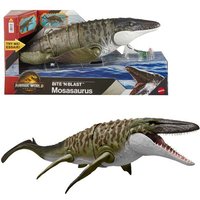 Jurassic World Rebirth Bite N Blast Mosasaurus Actionfigur und Mini-Dilophosaurus, Dinosaurier-Spielzeug von Mattel GmbH