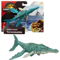 Jurassic World Rebirth Frenzy Pack Dinosaurier-Actionfigurspielzeuge, beweglich, physische und digitale Spielmöglichkeiten von Mattel GmbH