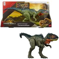 Jurassic World: Die Wiedergeburt Gigantic Thrashers Tyrannotitian Dinosaurier-Spielzeugfigur, mit dem Schwanz aktivierte Attacken Jurassic World: Die Wiedergeburt Gigantic Thrashers Tyrannotitian Dinosaurier-Spielzeugfigur, mit dem Schwanz aktivierte Attacken von Mattel GmbH