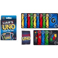 Liar‘s UNO Kartenspiel für Erwachsene, Kinder, Familien, Partys und Spieleabende, Tricks und Bluffs Liar‘s UNO Kartenspiel für Erwachsene, Kinder, Familien, Partys und Spieleabende, Tricks und Bluffs von Mattel GmbH