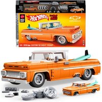 Mattel Brick Shop Hot Wheels Custom ’62 Chevy Pickup Bauspielzeugset (858 Teile), für Sammler von Mattel GmbH