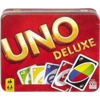 Mattel Games UNO Deluxe Metallbox, Kartenspiel, Gesellschaftsspiel, Kinderspiel von Mattel GmbH