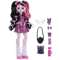 Monster High Draculaura-Modepuppe in Schleifenkleid mit Fledermaus Count Fabulous und 7 Zubehörteilen Monster High Draculaura-Modepuppe in Schleifenkleid mit Fledermaus Count Fabulous und 7 Zubehörteilen von Mattel GmbH