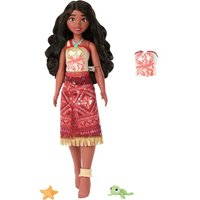 Spielzeuge aus Disney Vaiana 2, schwimmende Tautai Vaiana-Modepuppe mit 2 Zubehörteilen und Oberteil mit Farbwechsel von Mattel GmbH
