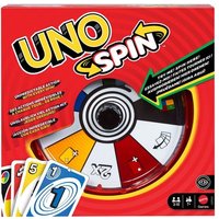 UNO Spin Kartenspiel für Kinder, Erwachsene und Spieleabende mit der Familie, klassisches Spiel mit Drehscheibe UNO Spin Kartenspiel für Kinder, Erwachsene und Spieleabende mit der Familie, klassisches Spiel mit Drehscheibe von Mattel GmbH