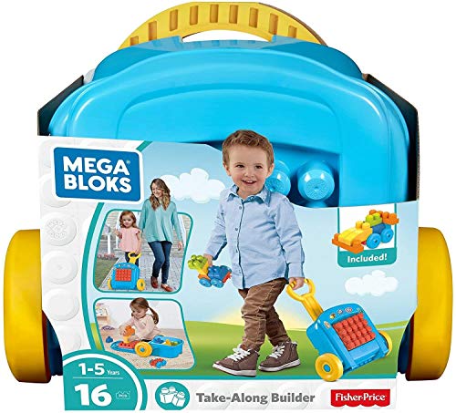 Mattel Mega Bloks FLT37 Baustein-Rollkoffer von Mega Brands