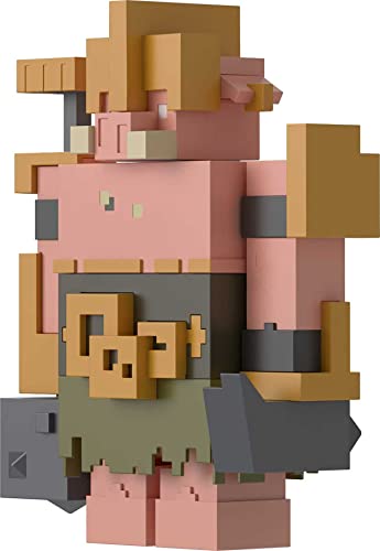 Mattel Minecraft LEGENDS Portalwächter - Riesige Figur mit 2 Angriffsfunktionen, Armheben und Keuleneinsatz, perfekt zum Sammeln und für Abenteuerspaß, für Kinder ab 6 Jahren, GYR77 von Mattel