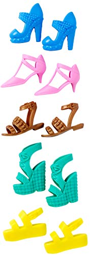 Barbie Mattel Accessories Curvy & Tall Doll Shoe Pack (Fcr93) von Barbie