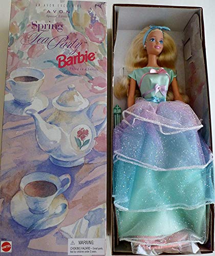 Avon Special Edition Spring Tea Party Barbie Puppe 1997 von Mattel
