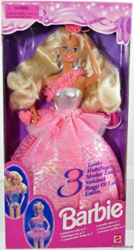 Barbie 3 Looks 1995 12339 Doll von Mattel
