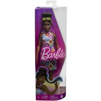 Barbie - Barbie Fashionistas-Puppe mit Dutt und gehäkeltem Neckholderkleid von Mattel