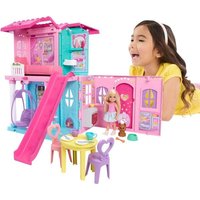 Barbie Chelsea Pop-up-Puppenhaus mit Puppe und über 15 Accessoires, Haus erwei Barbie Chelsea Pop-up-Puppenhaus mit Puppe und über 15 Accessoires, Haus erwei von Mattel