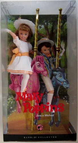 Barbie Collector # M0673 Mary Poppins Jane + Michael von Mattel