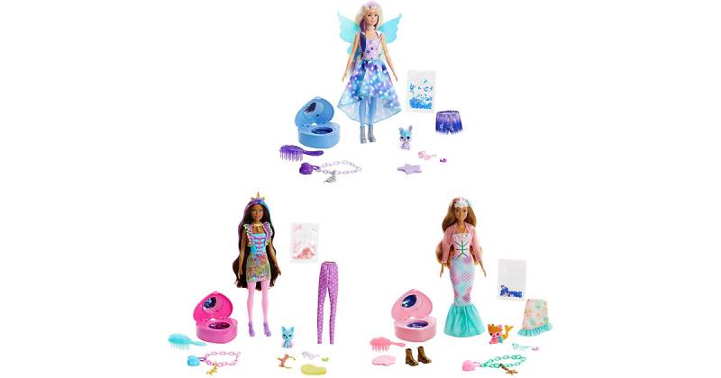 Barbie Color Reveal Puppe & Haustier Fantasy Fashion Überraschungsset von Mattel