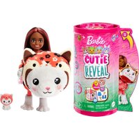 Barbie - Cutie Reveal Chelsea Costume Cuties Series - Kitty Red Panda von Mattel