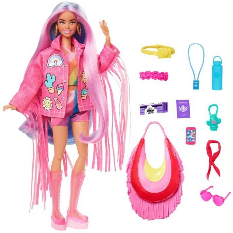 Barbie Extra Fly Barbie-Puppe im Wüstenlook von Mattel Barbie