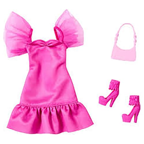 Barbie Fashion Clothes Dress Outfit and Accessories Set For Kids Age 3+ Years von Mattel