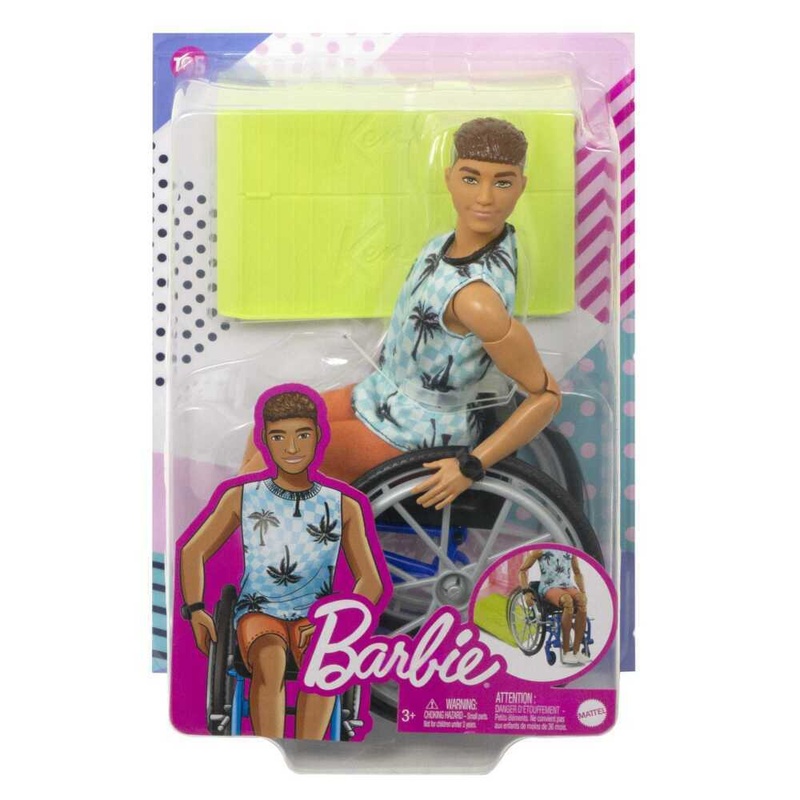 Barbie Ken Fashionistas Puppe im Rollstuhl von Mattel Barbie