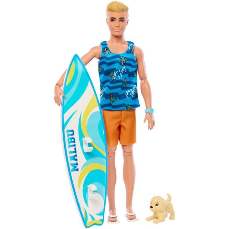 Barbie Ken Surf  Doll + Accy von Mattel Barbie