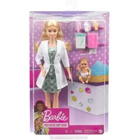 Barbie - Barbie Kinderärztin-Spielset mit blonder Puppe von Mattel