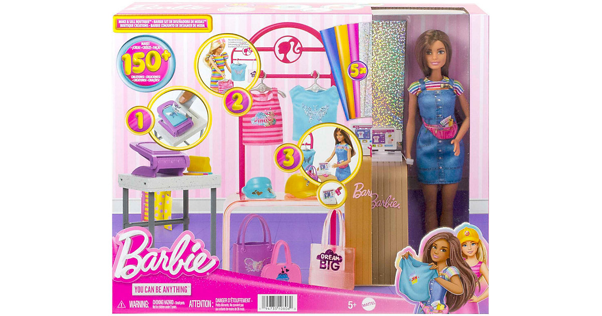 Barbie Modeboutique bunt Barbie Modeboutique bunt von Mattel