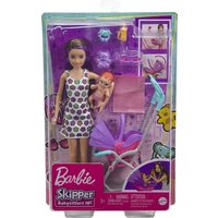 Barbie - Barbie Skipper Babysitters Inc.-Puppe und Kinderwagen-Spielset von Mattel