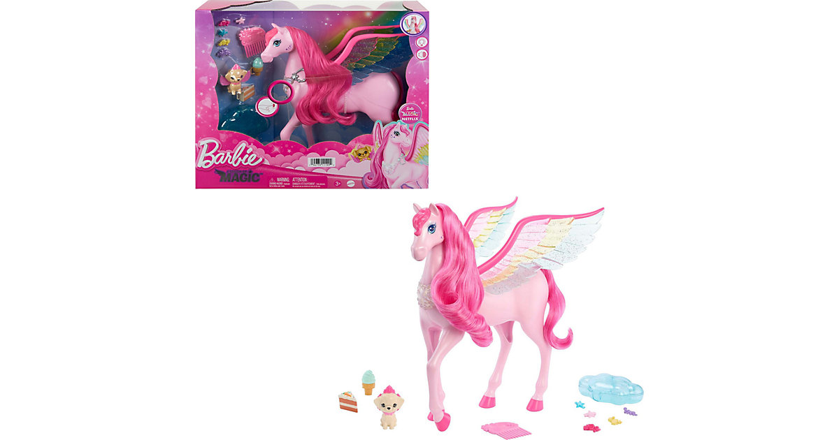 Barbie Verborgener Zauber Einhorn Pegasus mehrfarbig Barbie Verborgener Zauber Einhorn Pegasus mehrfarbig von Mattel