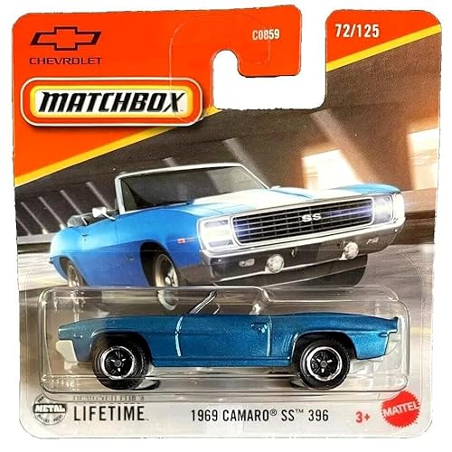 C0859 Matchbox 1:64 Single Cars 1969 Camaro SS 396 JBR84 C0859 Matchbox 1:64 Single Cars 1969 Camaro SS 396 JBR84 von Mattel