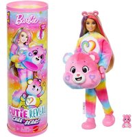 Cutie Reveal Barbie-Puppe mit Accessoires, Glücksbärchis-Serie 2, Zusammengehö von Mattel