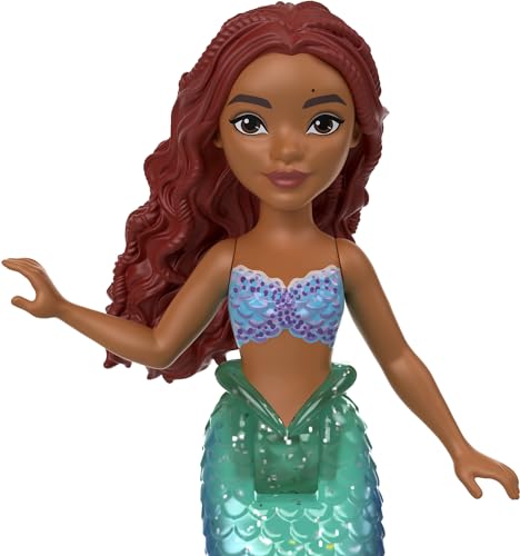 DISNEY THE LITTLE MERMAID Arielle-Puppe - Meerjungfrauenpuppe mit beweglichem Meerjungfrauenschwanz, perfekt zum Nachspielen von Lieblingsszenen aus dem Film, für Kinder ab 3 Jahren, HNF43 DISNEY THE LITTLE MERMAID Arielle-Puppe - Meerjungfrauenpuppe mit beweglichem Meerjungfrauenschwanz, perfekt zum Nachspielen von Lieblingsszenen aus dem Film, für Kinder ab 3 Jahren, HNF43 von Mattel