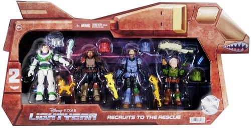Mattel Disney und Pixar Lightyear Recruits to The Rescue 4 Pack 5 Inch Figures & Sox Mattel Disney und Pixar Lightyear Recruits to The Rescue 4 Pack 5 Inch Figures & Sox von Disney Pixar