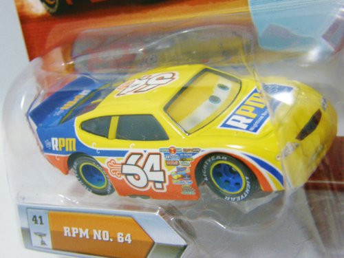 Disney Cars Cast 1:55 - RPM No.64 mit Blinkeraugen Disney Cars Cast 1:55 - RPM No.64 mit Blinkeraugen von Disney