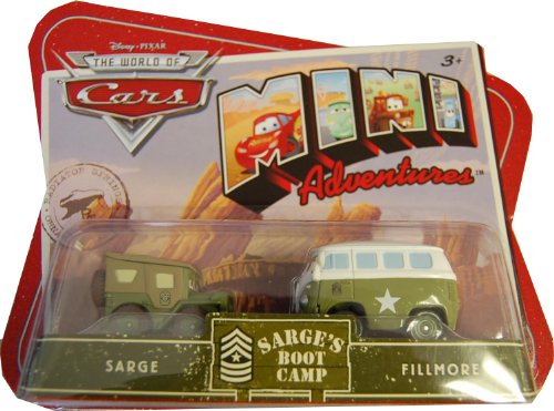 Disney Cars Mini Adventures Sarge & Fillmore [Spielzeug] von Mattel
