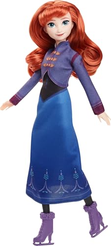 Mattel Disney Die Eiskönigin Anna-Modepuppe mit Zubehör, Eisläuferin-Look mit abnehmbarem Kleid und abnehmbaren Schlittschuhen, mit zusätzlichem Paar Schuhe. Inspiriert von Die Eiskönigin: Winterfest Mattel Disney Die Eiskönigin Anna-Modepuppe mit Zubehör, Eisläuferin-Look mit abnehmbarem Kleid und abnehmbaren Schlittschuhen, mit zusätzlichem Paar Schuhe. Inspiriert von Die Eiskönigin: Winterfest von Mattel